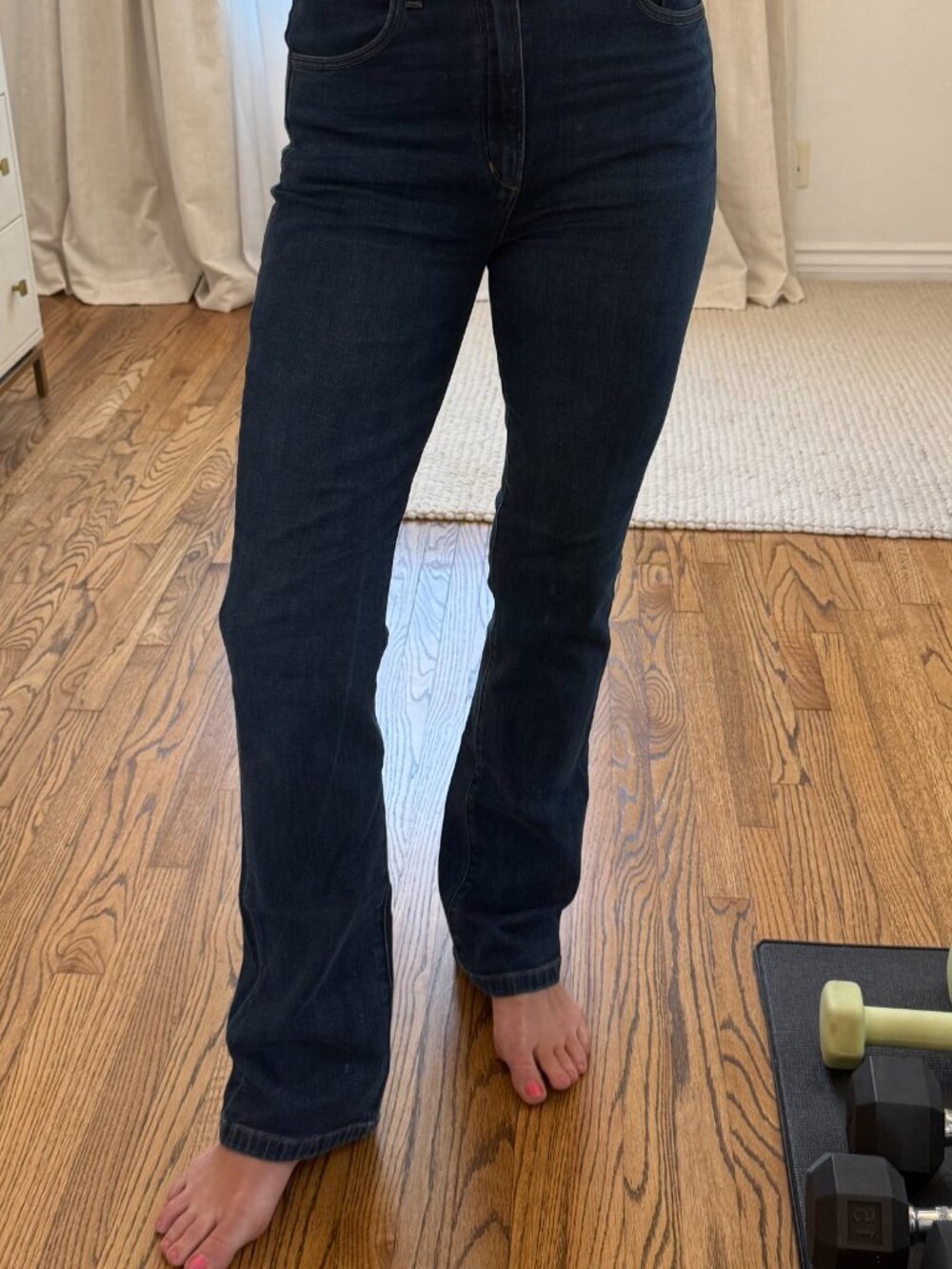 Favorite Daughter The Valentina Super High Rise Mini Boot Jeans in Woodside, 29 - Picture 2 of 5